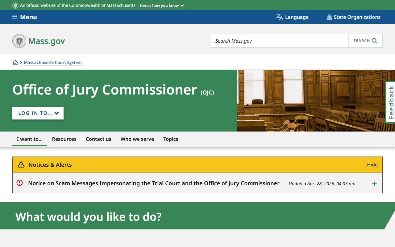 Office of Jury Commissioner for Plymouth County Superior Court