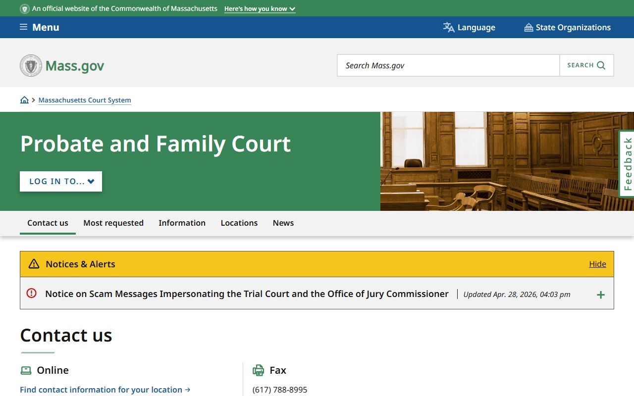 Massachusetts Probate and Family Court department for Plymouth County probate records